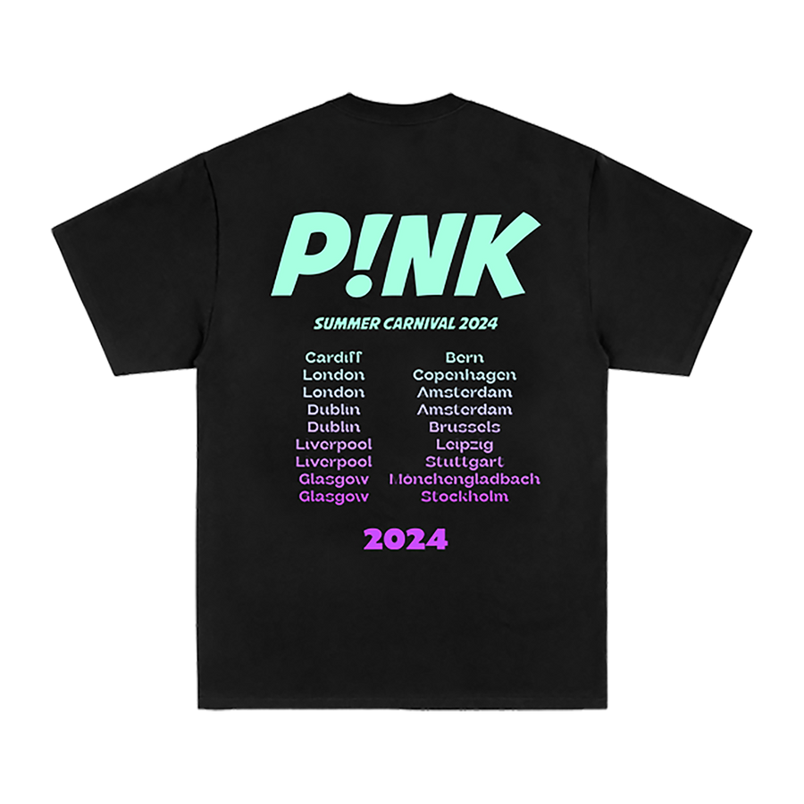 P!NK | Black Burst Tour Tee